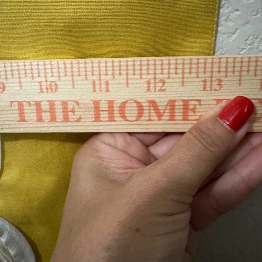 Cute bunny table runner by Pier 1 Imports. Golden yellow with cream bunnies.